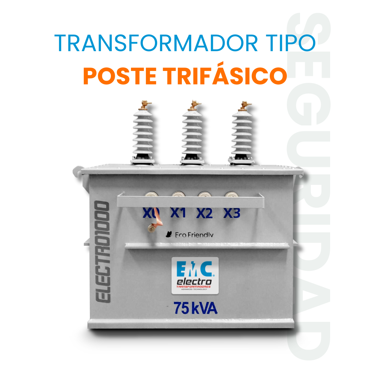 Transformador poste trifasico